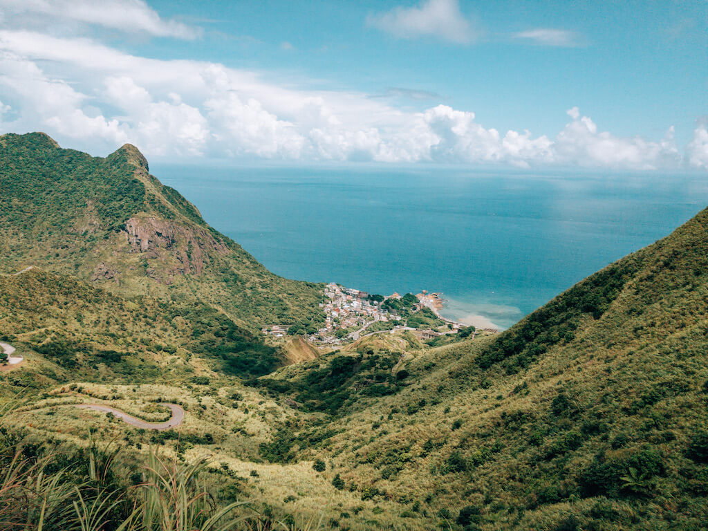 Beautiful and amazing view from Teapot Mountain Trail in Taiwan