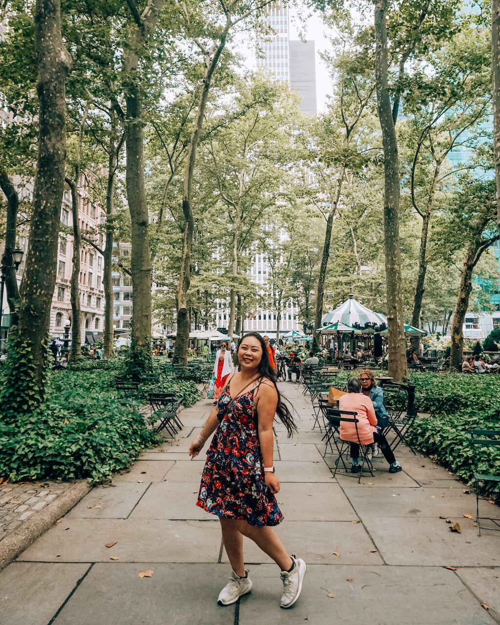 Instagrammable places in NYC: Bryant Park